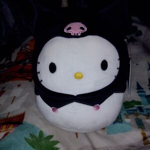 Squishmallows Hello Kitty in a Kuromi Hoodie 8" NWT